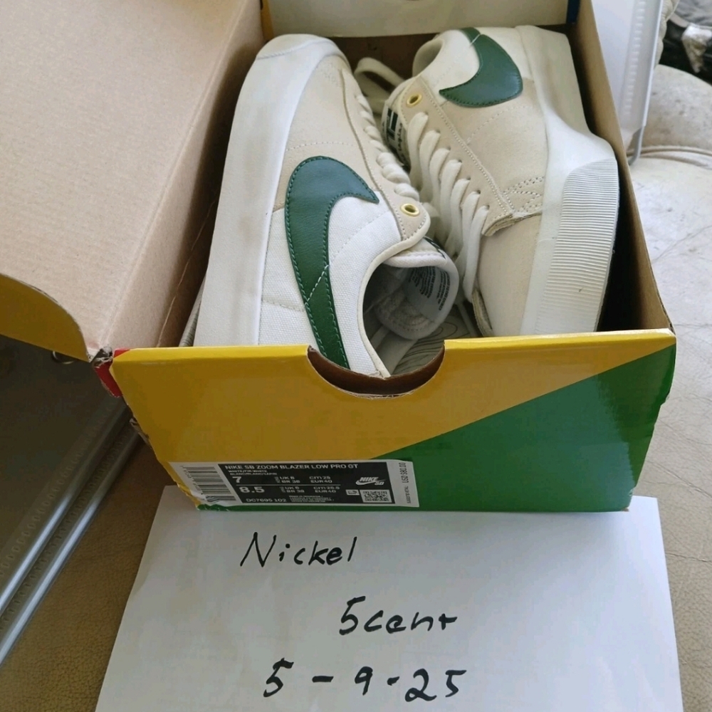 Size 7 - Nike Zoom Blazer Pro GT SB Low White Gum - Picture 5 of 6